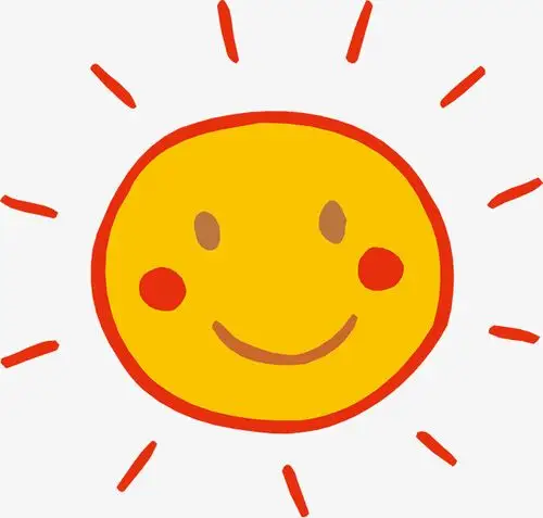 可爱太阳矢量素材