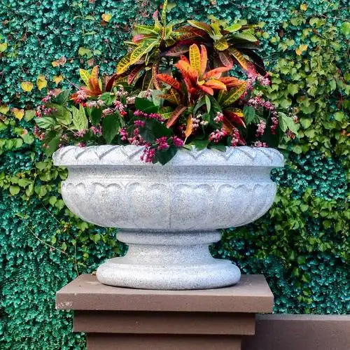 玻璃钢花盆户外特大号组合合花定制欧式简约别墅花盆