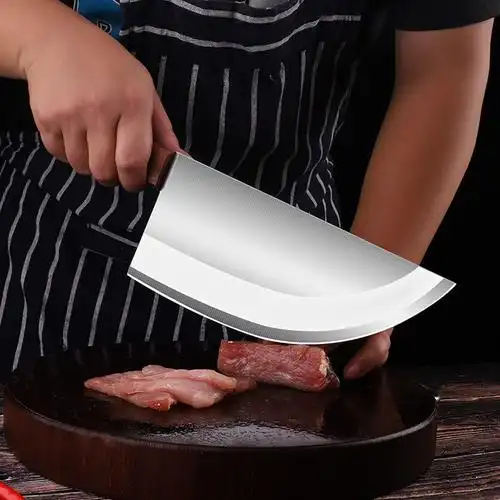 锻打猪肉分割刀剔骨刀屠夫割肉卖肉商用专业剃骨切肉杀猪刀具