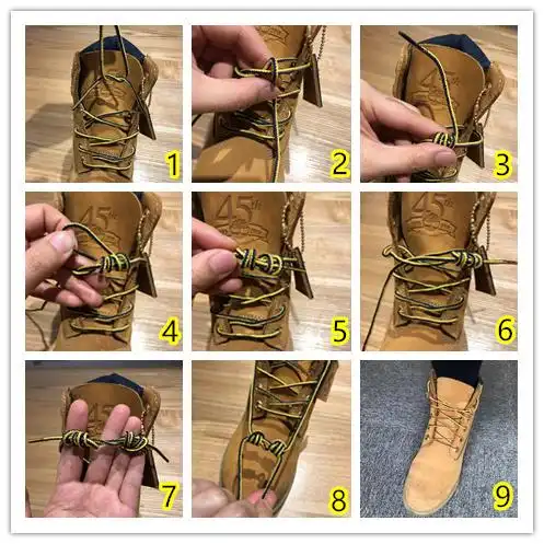 timberland大黄靴鞋带怎么系才潮进来看看