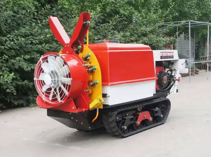 适合雨季泥泞地区的果园履带风送打药机你知道有多少种款式吗?