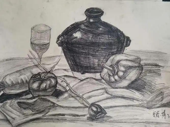 素描——静物的表达(二) 写美篇[微笑]情感目标:引导孩子感受门采尔的