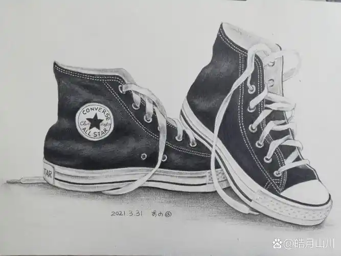 素描/帆布鞋/匡威