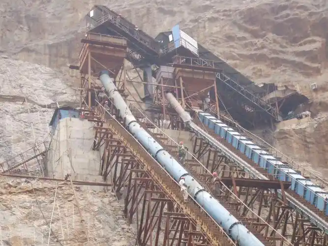 满管溜槽的一些图片 可以借鉴一下