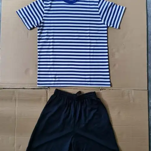 海军t恤保真男女海魂衫体能服 不起球 套装上衣 导汗速干 凉爽透气