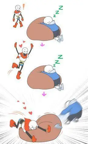 传说之下〕骨兄弟sans和papyrus