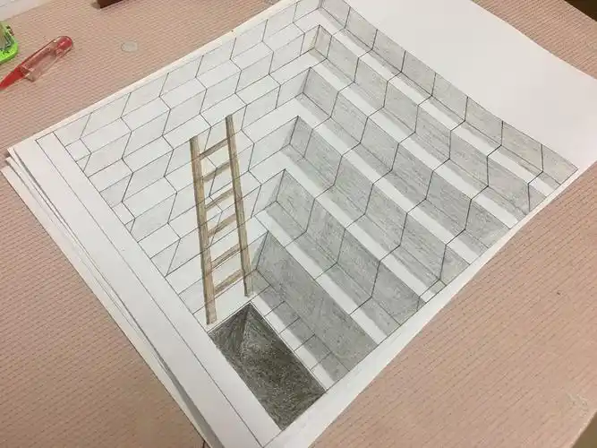 立体素描画立体素描画简单教程