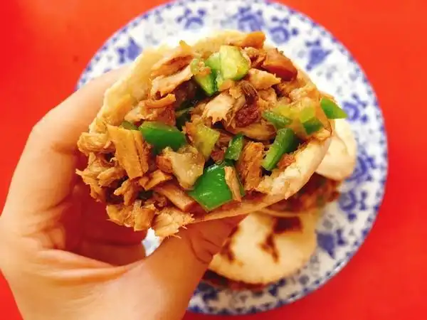 dk私房菜做的肉夹馍白吉馍的制作