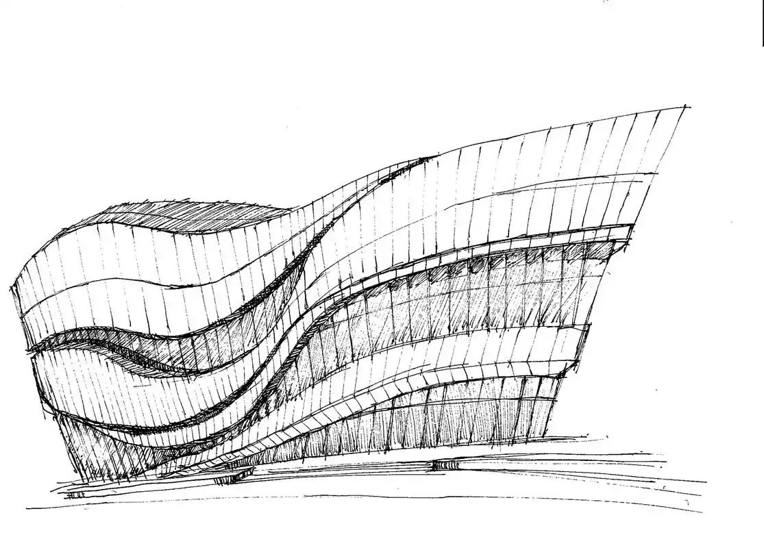 建筑钢笔画之日常0922