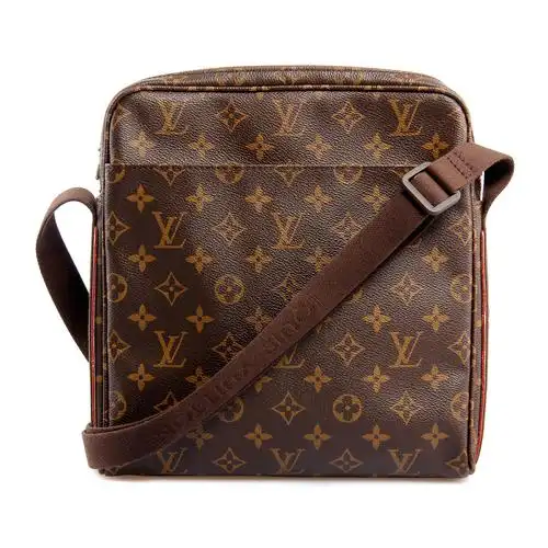 louis vuitton(路易威登)男士老花色斜挎包