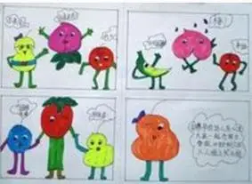 简笔画四格连环画故事图片欣赏