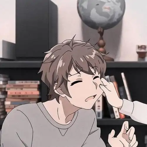 《青春猪头少年》樱岛麻衣与梓川咲太的自剪动漫情头,无水印分享