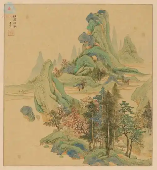 江山千里望无垠中国历代青绿山水画展