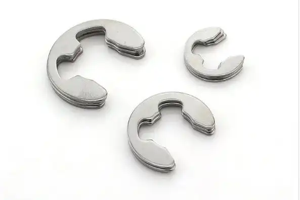 不锈钢304开口挡圈e型卡簧开口卡簧e型扣￠1.5/2/2.5/3/4/5/6￠15