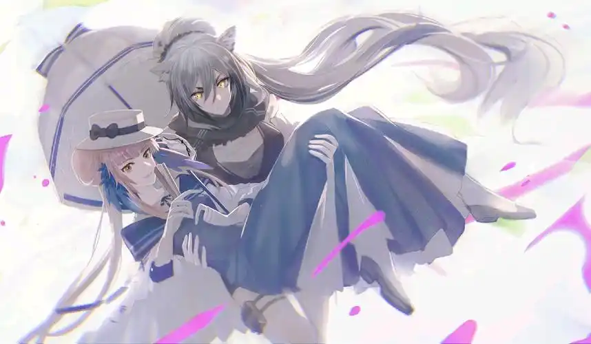 锡兰x黑这对cp给我锁死!明日方舟美图