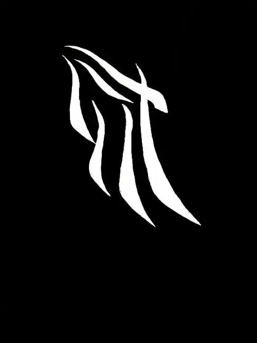 麻烦大神帮我这张照片的黑白两色反转一下 就是黑色变成白色,白色变成