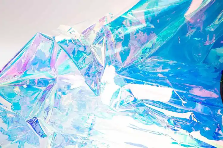 幻彩镭射布pvc背景布少女写真影楼