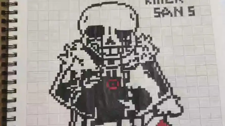 killer sans像素画