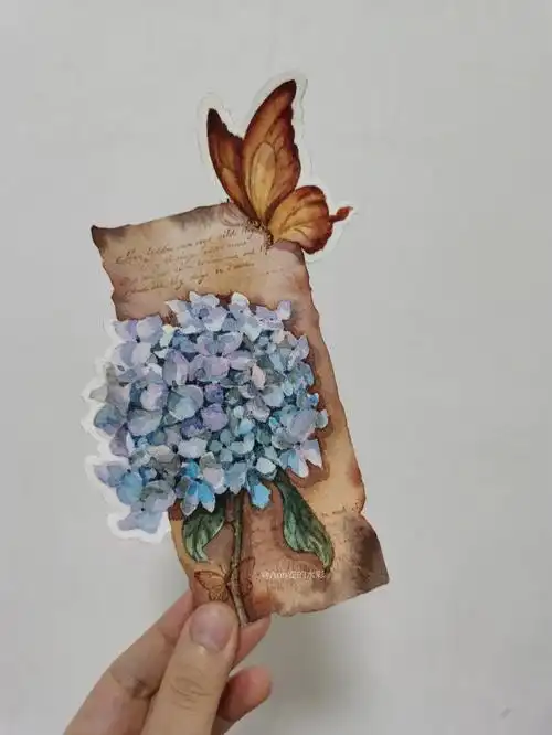 水彩书签附步骤图