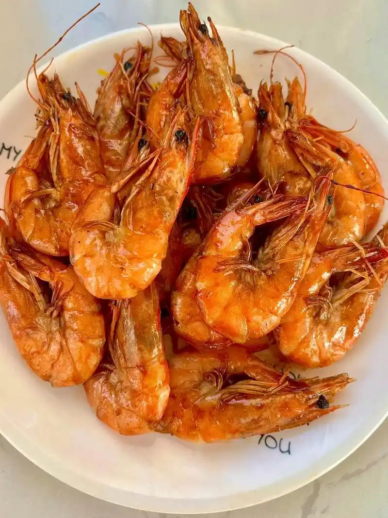 图文伙伴计划 我妈做的油焖大虾太好吃了!家里的大 - 抖音