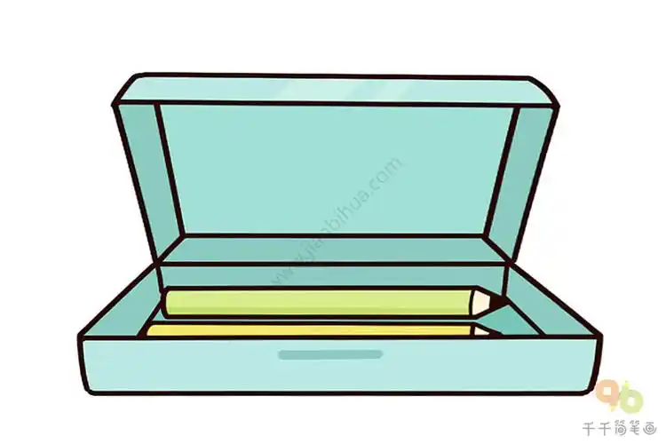 文具盒简笔画图片教程--简笔画大全