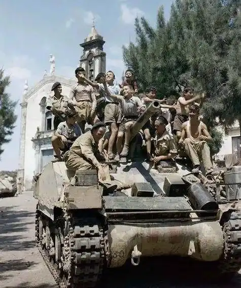 二战欧洲战场,26张高清彩色老照片