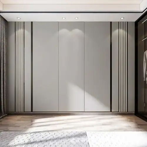 电视机背景墙硬包客厅现代轻奢沙发卧室床头护墙板金属条背景软包