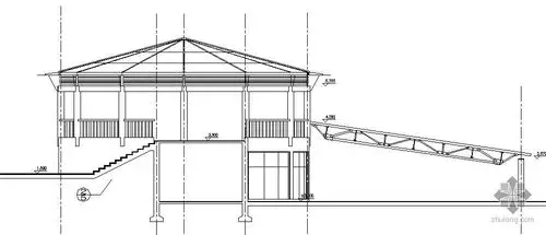 湖北某广场茶室施工图