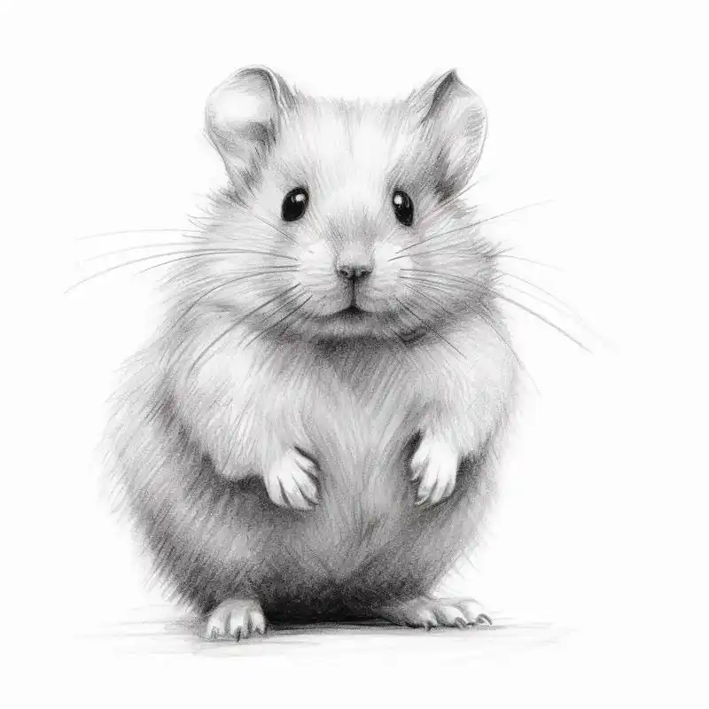 萌到爆炸了99 #鼠鼠我呀 #素描 鼠鼠的自画像#仓鼠91 - 抖音