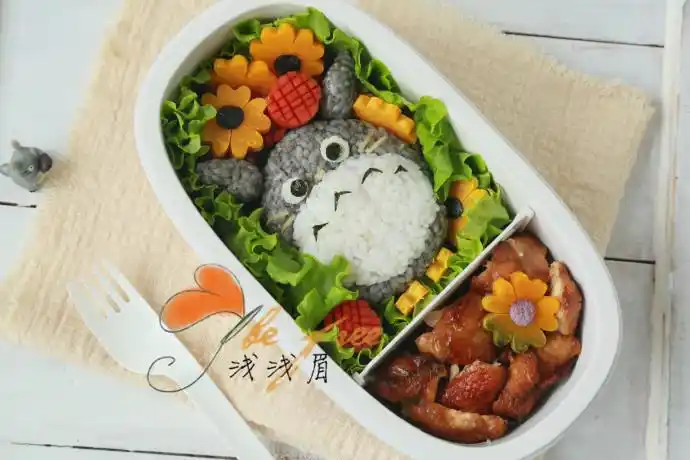 人见人爱的可爱龙猫便当