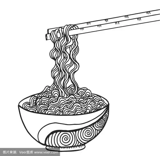 面条怎么画简笔画 面条怎么画简笔画图片大全大图
