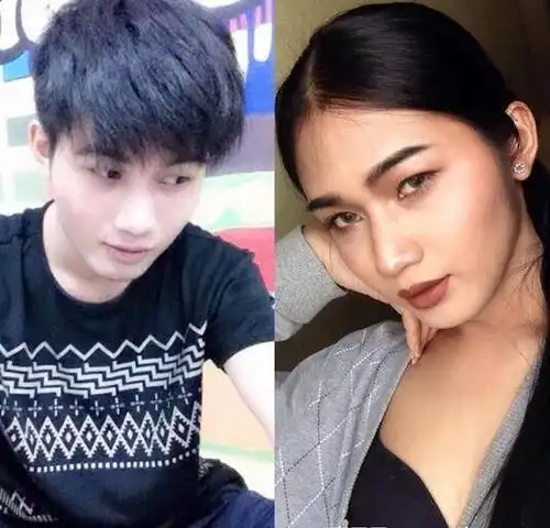 这么漂亮还真是男孩子!人妖变性前后对比照