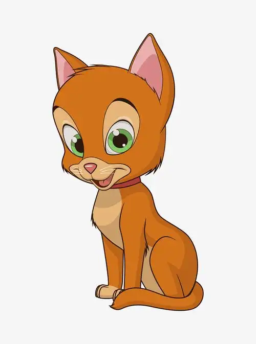 手绘卡通q版小狐狸