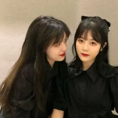 一对两张的优质闺头qq头像女慢慢的失望