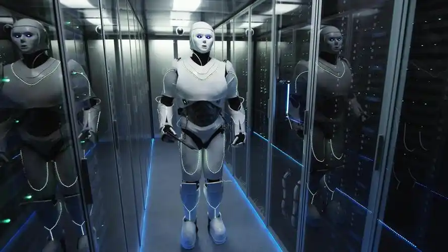 大数据人工智能数据存储机房机器人操作