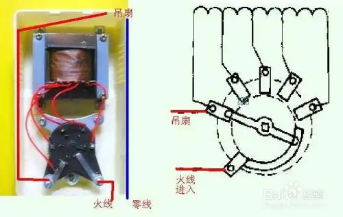 吊扇机头怎么接线?吊扇电容怎么接线?