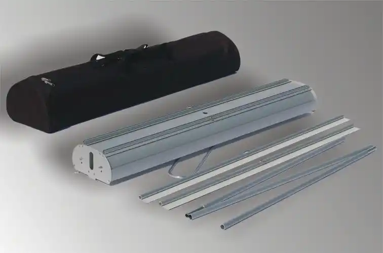 双面易拉宝展示架支架豪华加厚铝合金展架80x20080x180x展架