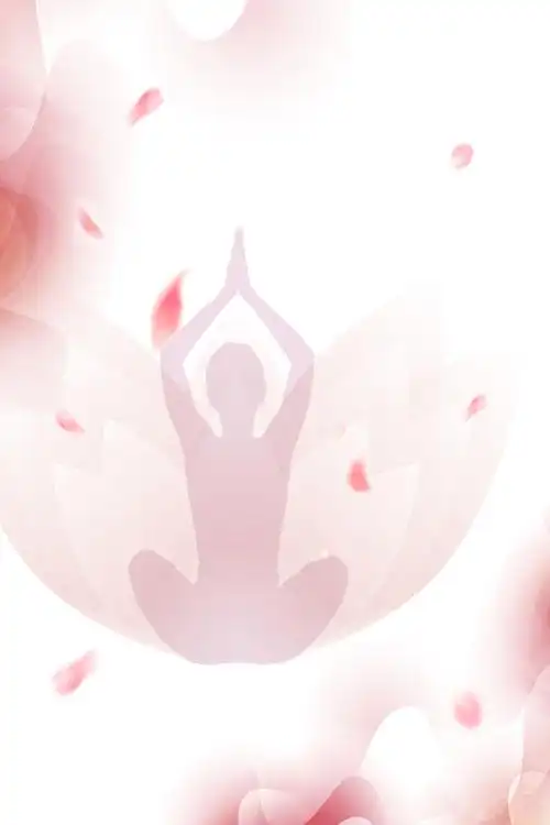 瑜伽海报背景素材