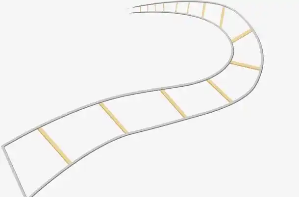 过山车轨道线稿