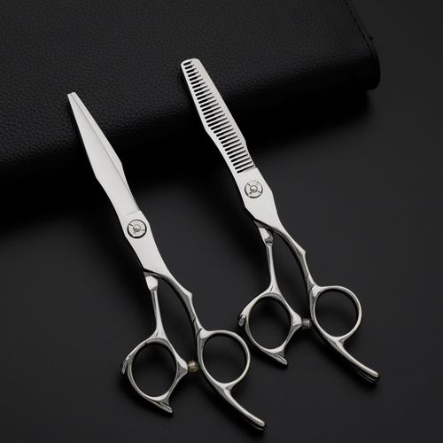 理发剪刀发型师平剪牙剪打薄剪刀弧形美发剪刀6.0寸专业剪发工具