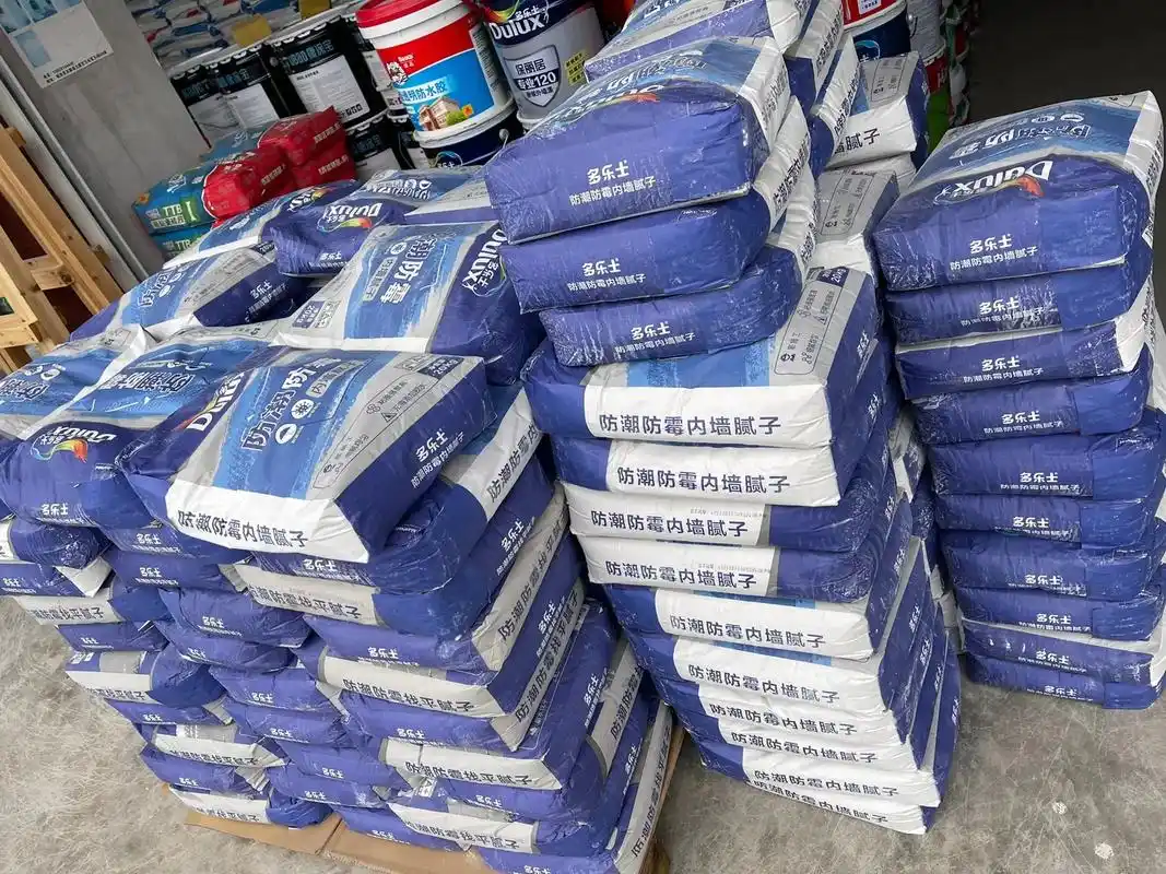 腻子粉 多乐士腻子粉,龙马净醛建筑胶#同城装修的朋友看过来 - 抖音