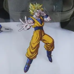 tlp反光车贴 七龙珠超级赛亚人孙悟空孙悟饭日漫笔记本行李箱贴纸