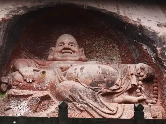 乐山大佛 卧佛 千佛洞 即景