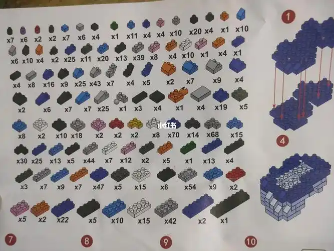 微颗粒警察朱迪积木图纸(1)
