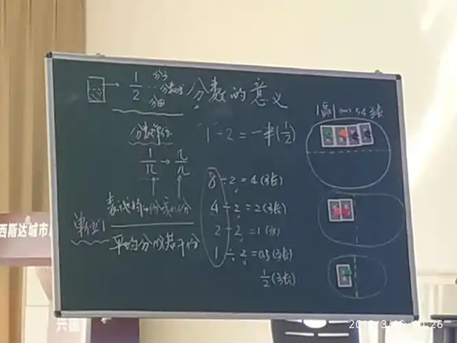 是勇敢者的世界" 写美篇第二节是徐长青老师带来的《分数的意义》,由