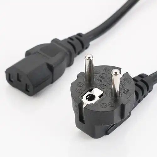 欧标品字尾ac电源线 欧规三插品字口 vde欧式三芯电源适配线