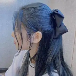 蓝黑色染发剂2022流行显白免漂自己染膏雾霾蓝黑茶遮白发亚麻灰棕