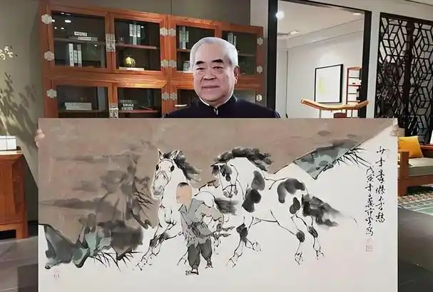 书画家范曾娶85后美女两人相差50岁女星艾尚真辟谣不是我