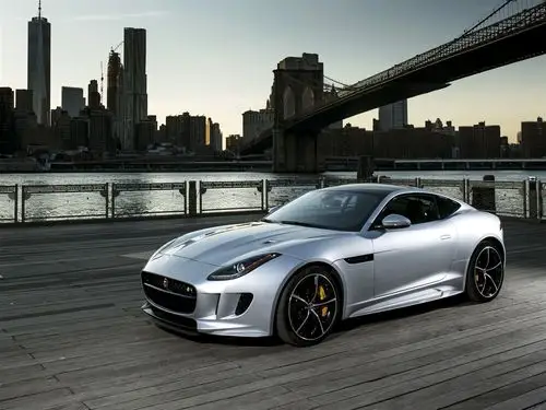 2015年捷豹f-type r的银色轿车 壁纸 - 1600x1200