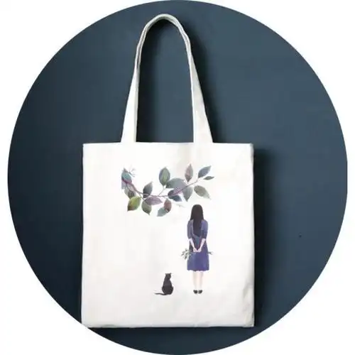 帆布包女包简约帆布包女单肩手提本韩款学生书包大容量环保购物袋视频